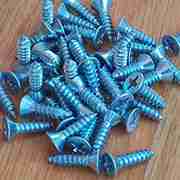 NICKEL FINISHED FLAT HEAD PHILLIPS SCREWS F58X8FPAN