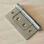 1-1/2 INCH NICKEL PLATED NON MORTISE HINGE BETWEEN DOOR AND CABINET HS-26615N