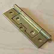 3 INCH BRASS PLATED NON MORTISE HINGE BETWEEN DOOR AND CABINET HS-2663P