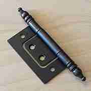 A 1-1/2 INCH FINIAL NON MORTISE HINGE BRONZE PLATE BETWEEN DOOR AND CABINET HSFHX-266112L