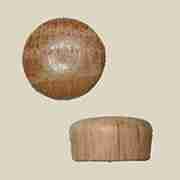 ROUND BUTTON OAK SCREW HOLE PLUGS 50 COUNT W3-6524