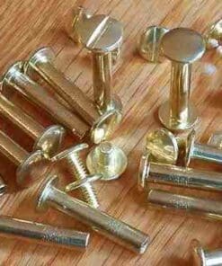 SCREW POST FOR TRUNKS ONE INCH BRASS OBL-156-1SB B-3747