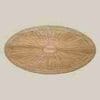 LARGE OVAL OAK FAN APPLIQUE ORNAMENT W3-5787