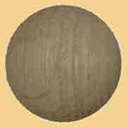 1-3/4 INCH DIAMETER ROUND OAK WOOD APPLIQUE ORNAMENT W3-5784