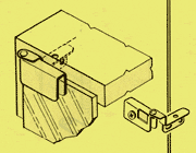 OVERLAY GLASS DOOR HINGE HT-960K PAIR OF CHROME 7/32" OVERLAY