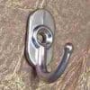 VERY SMALL SATIN NICKEL WALL HOOK KB-3SNHERSH