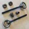 CHEVAL SWIVEL MIRROR MOUNT SCREW BOLT FASTENER SET ANTIQUE BRASS M6-ABHRSH