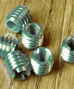 THREADED STEEL INSERT NUT 1/4 X 20 THREAD F14SKIU