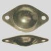 TRUNK BOTTOM STUD FOOT ZINC PLATED STEEL RH-0661