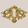 KEYHOLE COVER BRASS B-0226