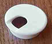 1-15/16 HOLE SIZE WHITE NYLON WIRE GROMMET SPSWC60W