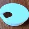 3-1/32 INCH HOLE SIZE WHITE NYLON WIRE GROMMET SPSWC89W