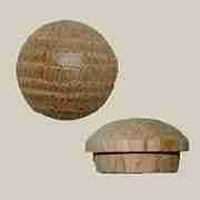 FLANGED ROUND HEAD BUTTON PLUGS 50 COUNT 1/2 OAK W3-6534