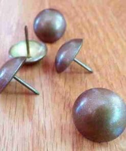 PLATED STEEL PLAIN HEAD TACKS FRENCH NATURAL FINISH 11 COUNT AD-3514