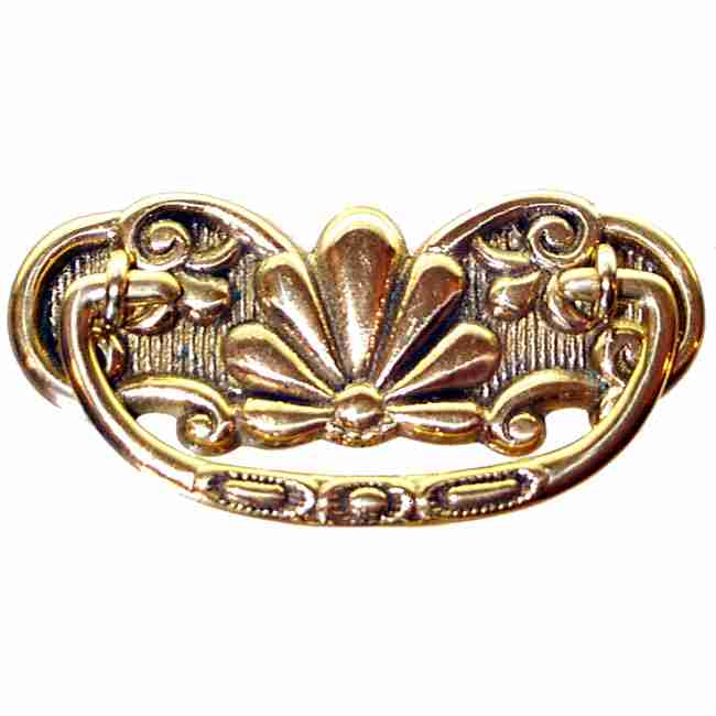 Brass Victorian Drawer Pull BM-1105PB Brass Victorian Drawer Pull