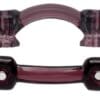 Purple Glass Drawer Pull