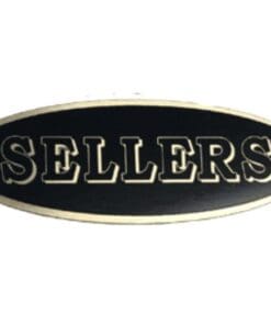 SELLERS OVAL NAMEPLATE LABEL B-1510 HSL-4