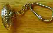 Brass Football Keychain Premium UDA-1138