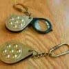 Magnifying Glass Keychain Folding Brass And Nylon UDA-1179