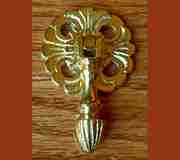 TEAR DROP PULL CAST BRASS B-1268