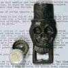 SKULL BOTTLE OPENER "JOSE" HALLOWEEN CAST IRON DAY OF THE DEAD HA-1836-0