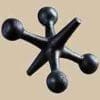 Giant Jacks Game Piece In Black Cast Iron HA-1914-2