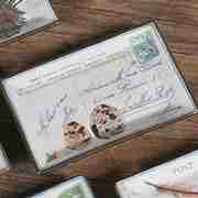 POST & QUILL PORCELAIN TRAY WITH BIRD EGG BY HOMART HA-7011-43