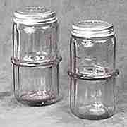 CLEAR HOOSIER COLONIAL SPICE JAR, HSJ-1 AA-16519