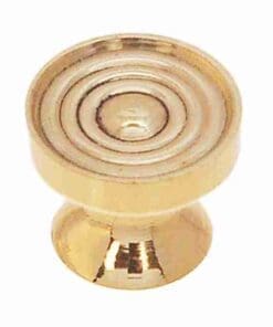 TURNED BRASS KNOB ART DECO BM-1226PB