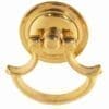 BRASS BOW RING PULL SINGLE POST BM-1250PB
