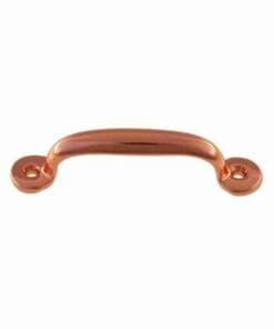 HOOSIER TYPE DRAWER PULL BIN PULL HANDLE COPPER PLATED STEEL BM-1130CPR