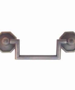 Antique Brass Octagon Bail Pull