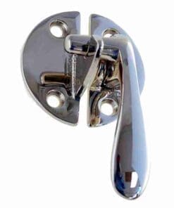 VINTAGE BOONE CABINET LATCH NICKEL FLUSH MOUNTED RIGHT HAND BM-1642PN