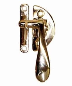 VINTAGE BOONE CABINET BRASS LATCH 3/8 OFFSET RIGHT HAND BM-1644PB