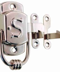 SELLERS S LATCH EMBOSSED NICKEL LEFT HAND BM-1595PN