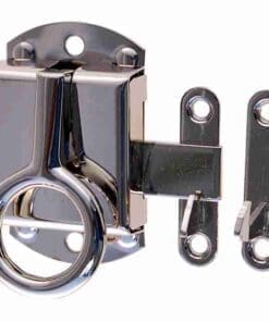 NAPANEE STYLE NICKEL PLATED RING PULL LATCH LEFT HAND BM-1604PN