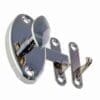 Nickel Hoosier Oval Latch