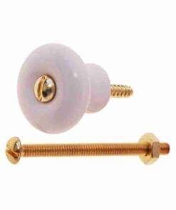 1 INCH PORCELAIN KNOB BM-5673