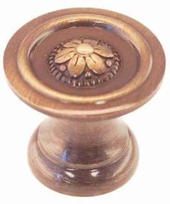 Colonial Revival Knob Antique Cast Brass BM-1246AB