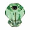 Light Green Hexagon Shaped Glass Knob BM-5252