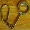 Magnifying Glass Keychain Premium In Brass Mini Size UDA-1140 Magnifying Glass Keychain Premium In Brass Mini Size UDA-1140