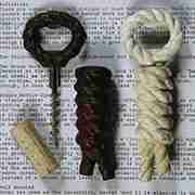 HOMART ROPE CORKSCREW AND BOTTLE OPENER WHITE HA-1854-6