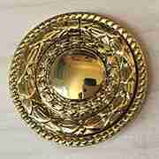 COLONIAL REVIVAL STYLE ROUND DRAWER PULL D-4