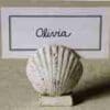Aquatic Nautical Cast Iron Sea Scallop Shell Placard Holder Homart HA-1562-6