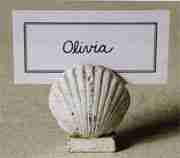 Aquatic Nautical Cast Iron Sea Scallop Shell Placard Holder Homart HA-1562-6 Aquatic Nautical Cast Iron Sea Scallop Shell Placard Holder Homart HA-1562-6