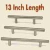 STAINLESS STEEL BAR PULL HC-9526-100 13 INCHES LONG STAINLESS STEEL BAR PULL HC-9526-100 13 INCHES LONG