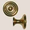 TURNED BRASS KNOB B-0345B