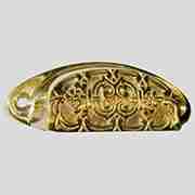 ORNATE BIN PULL BRASS B-1313