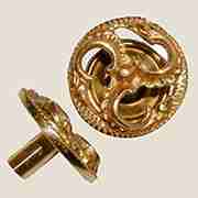 Victorian Brass Knob B-0335