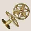 VICTORIAN BRASS KNOB B-0360